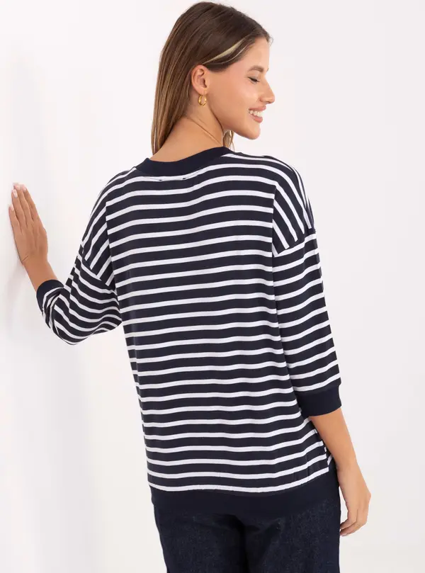 RELEVANCE Blouse-RV-BZ-A791.53-navy blue