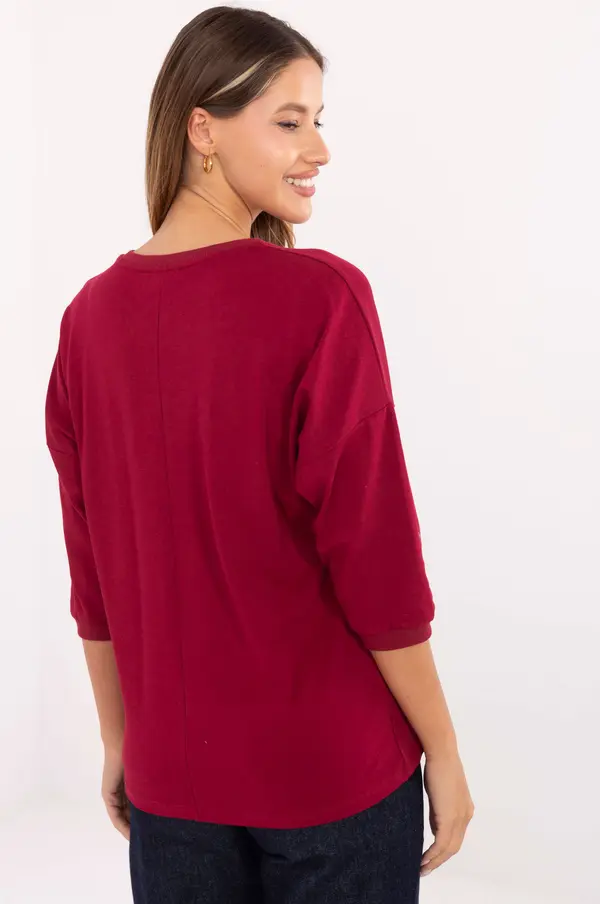 RELEVANCE Blouse-RV-BZ-A820.27P-burgundy