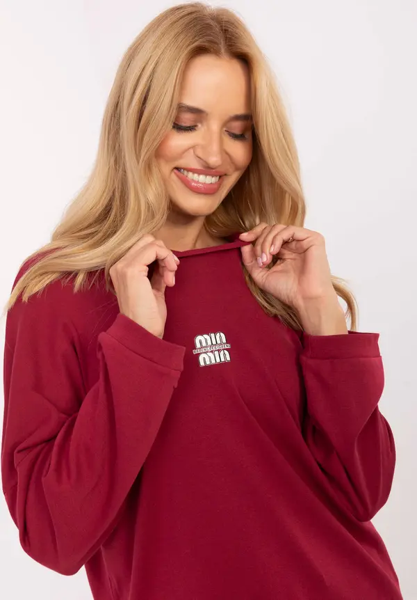 RELEVANCE Blouse-RV-BZ-A823.49-burgundy