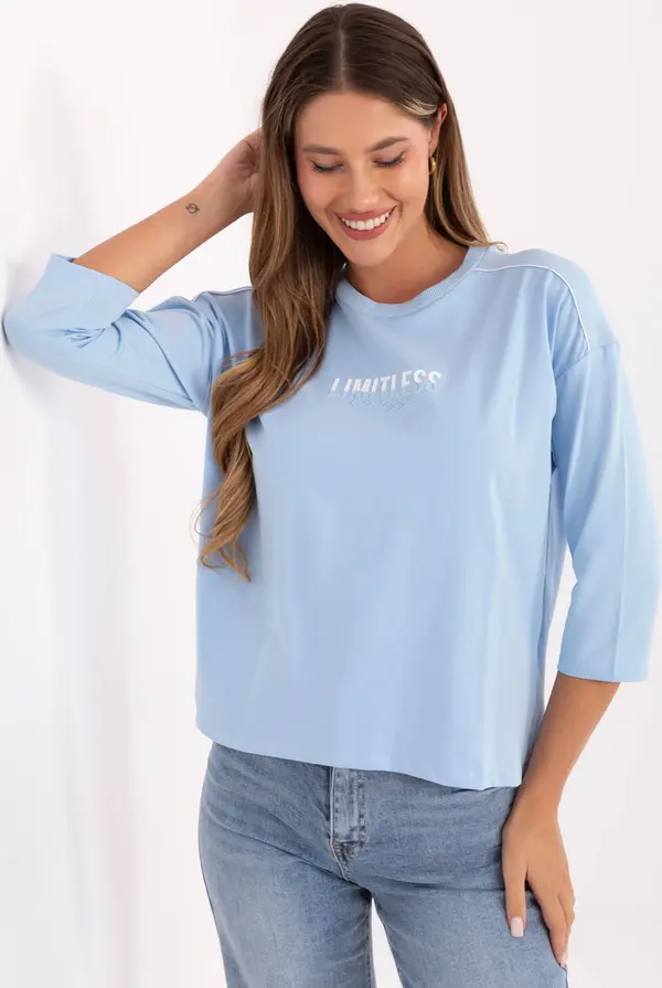 RELEVANCE Blouse-RV-BZ-A826.89-light blue