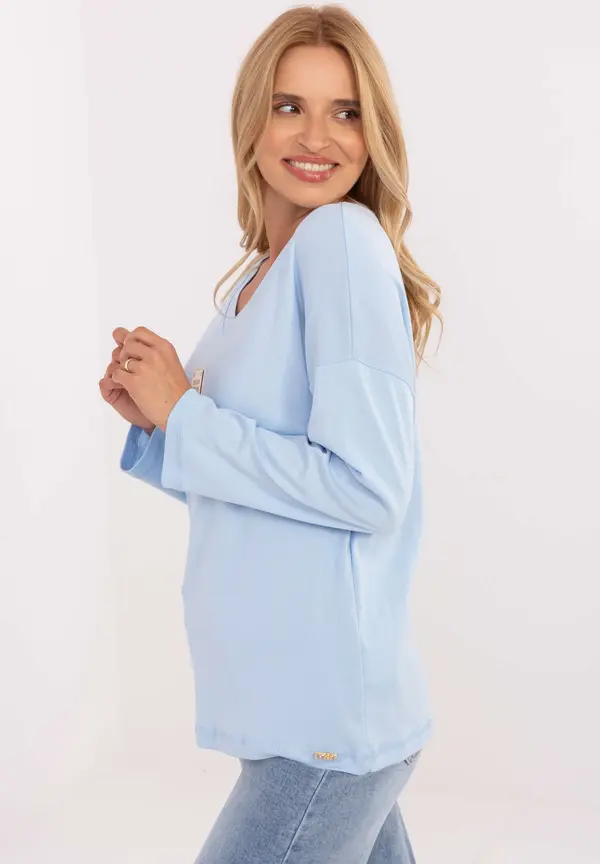 RELEVANCE Blouse-RV-BZ-A852.51-light blue