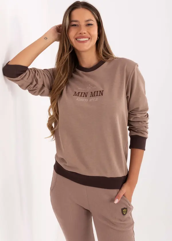 RELEVANCE Blouse-RV-BZ-A875.56-dark beige