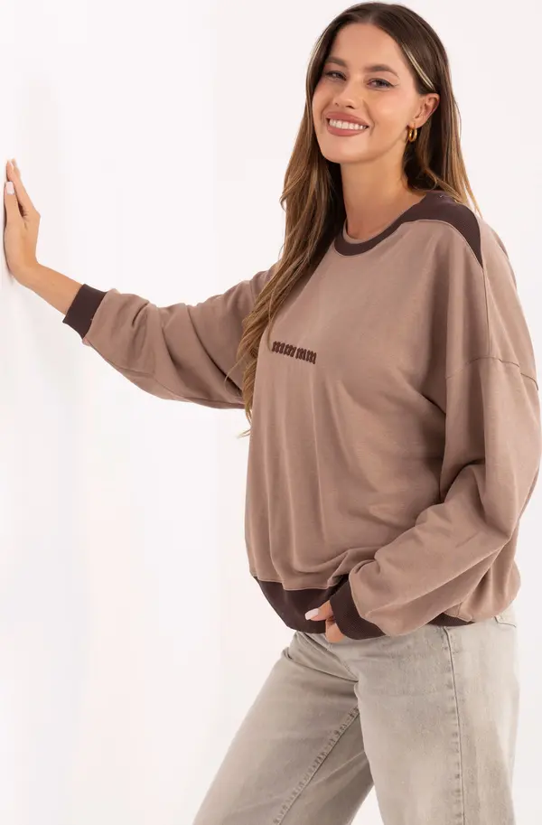 RELEVANCE Blouse-RV-BZ-A878.51-dark beige