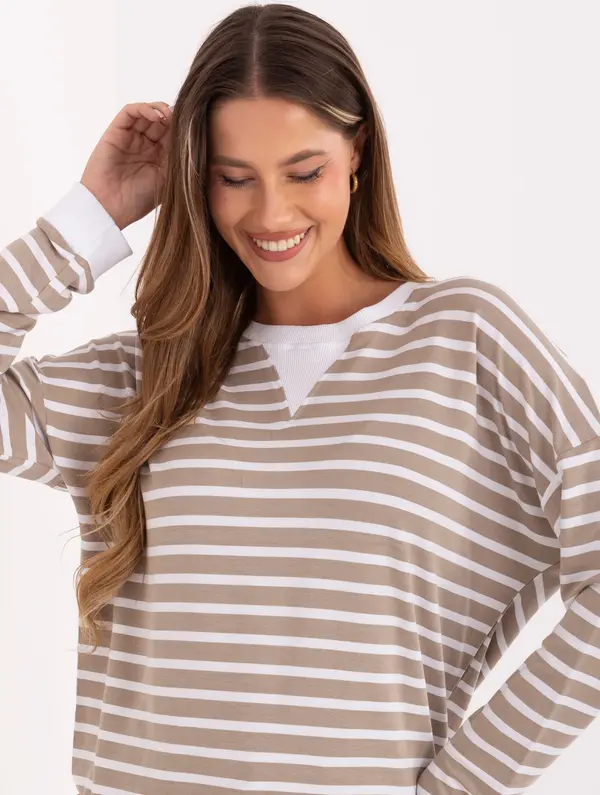 RELEVANCE Blouse-RV-BZ-A901.55-dark beige