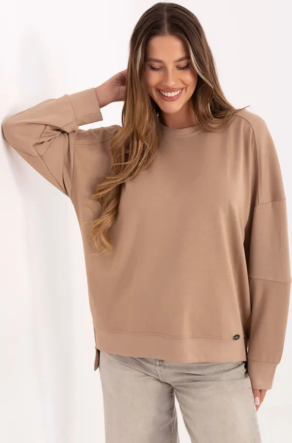 RELEVANCE Blouse-RV-BZ-A906.59-dark beige