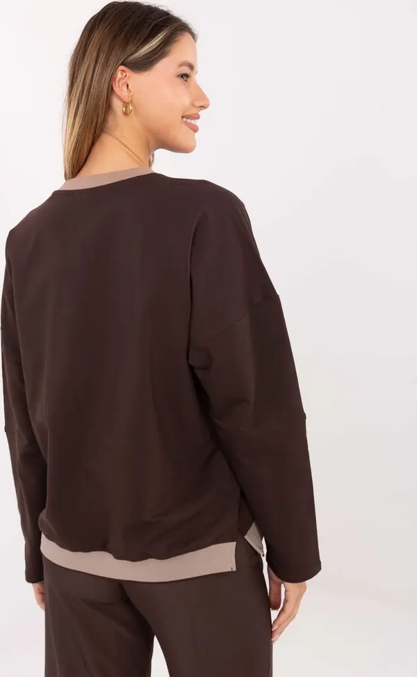 RELEVANCE Blouse-RV-BZ-A907.08P-dark brown