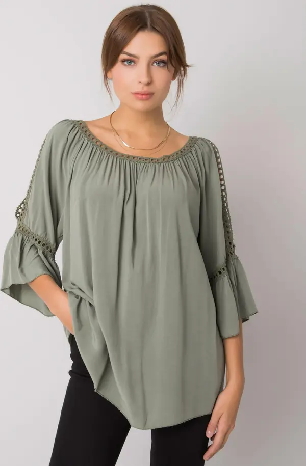 Och Bella Blouse-TW-BZ-BI-82198.46-khaki