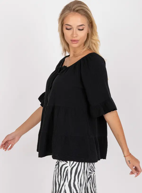 Och Bella Blouse-TW-BZ-BI-90013.27X-black
