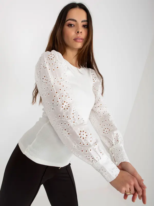 Och Bella Blouse-TW-BZ-OB-046.62P-white