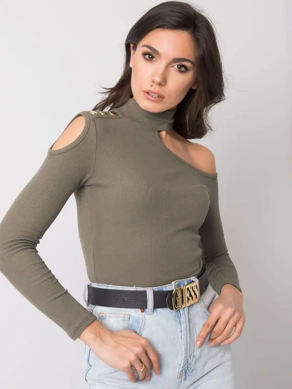 Och Bella Blouse-TW-BZ-OB010.25-khaki