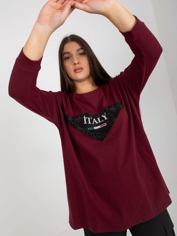 Vikki Blouse-VI-BZ-2911.82P-dark purple