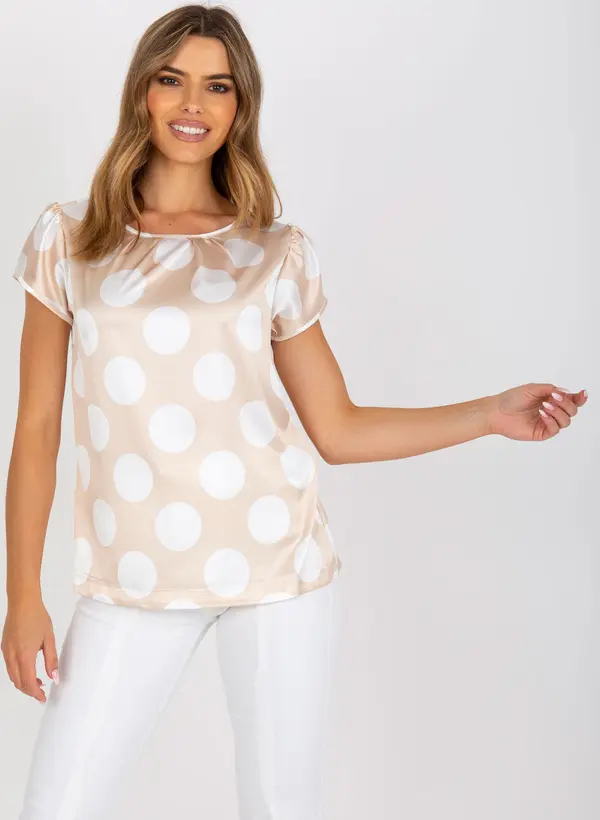 RUE PARIS Blouse-WN-BZ-2054.61P-light beige