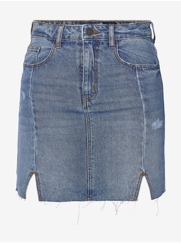Noisy May Blue Denim Skirt Noisy May April - Women