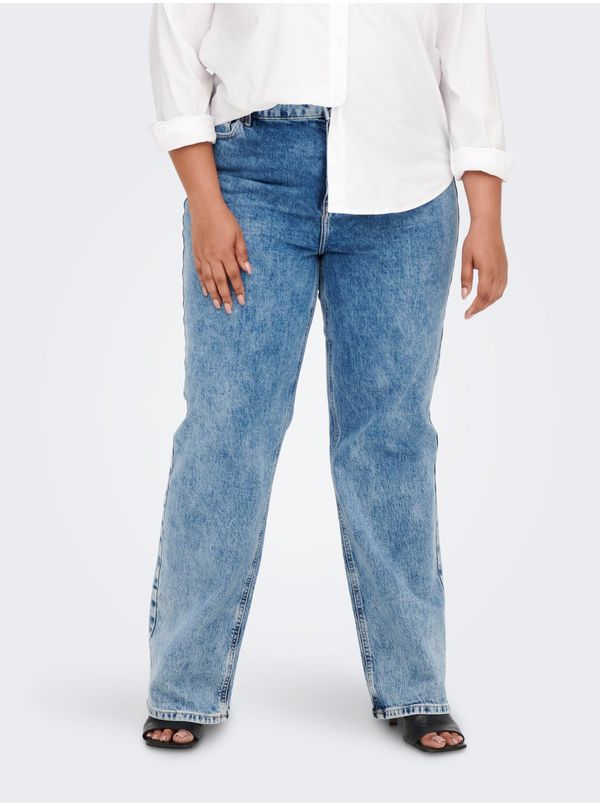 Only Blue flared fit jeans ONLY CARMAKOMA Mille - Women