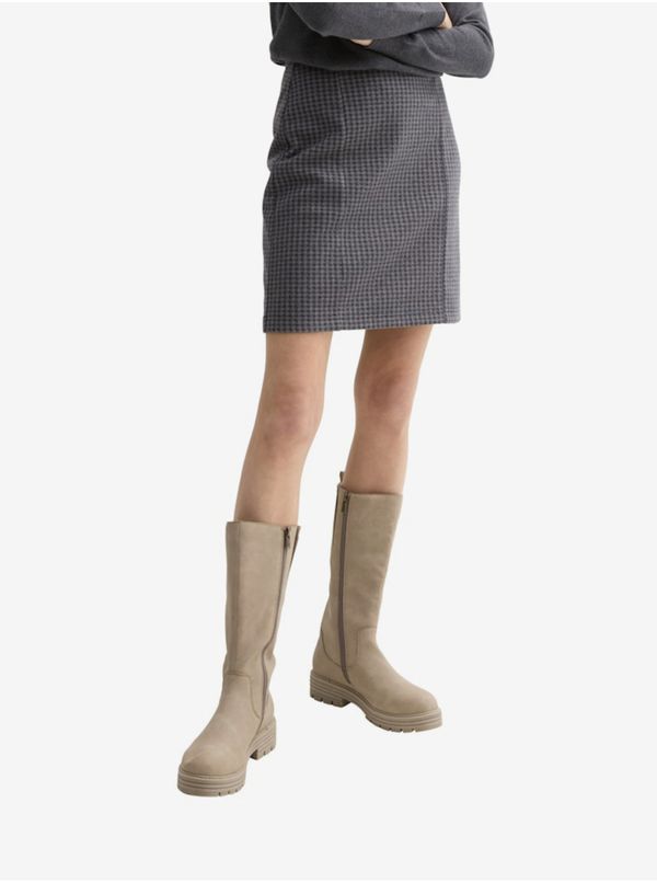 Tom Tailor Blue-gray women's checkered skirt Tom Tailor - Women's