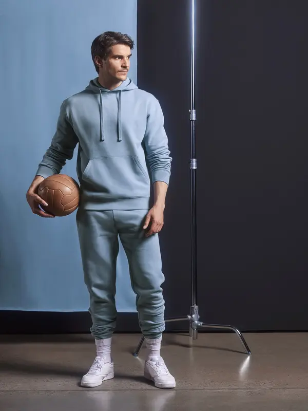 RUSSELL Blue men's hoodie Authentic Russell