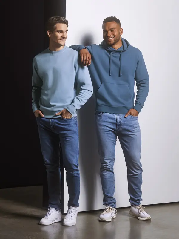 RUSSELL Blue men's sweatshirt Authentic Russell