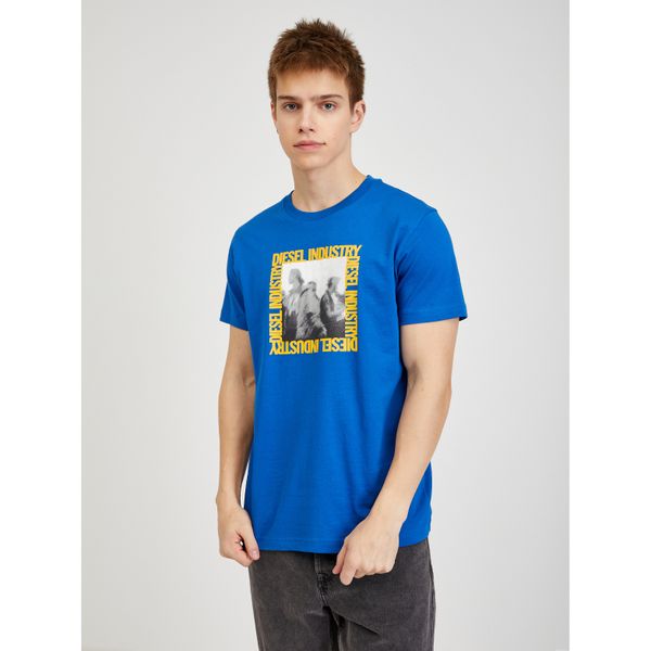 Diesel Blue Men's T-Shirt Diesel - Men