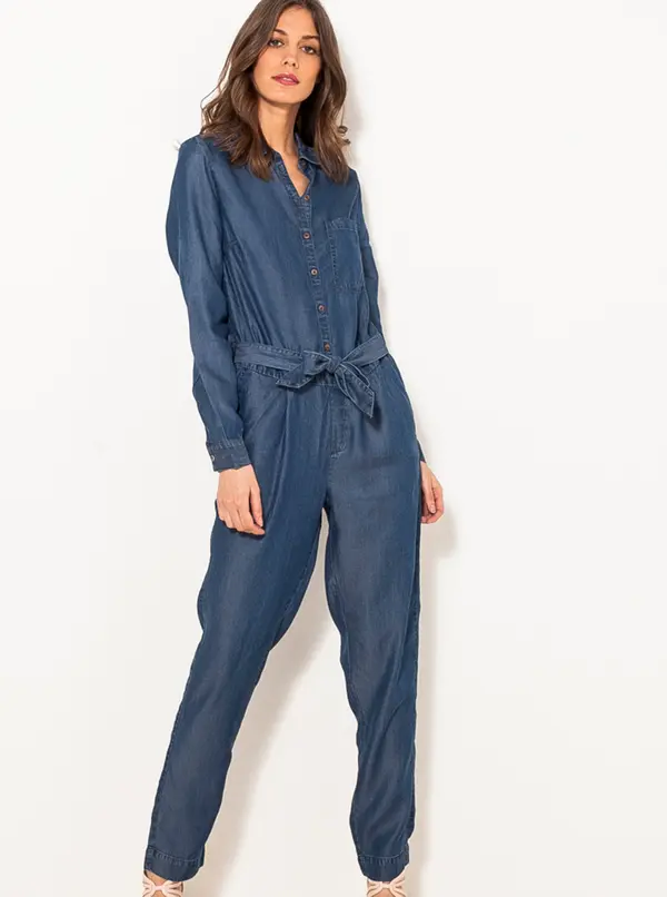 CAMAIEU Blue shirt overall CAMAIEU - Women