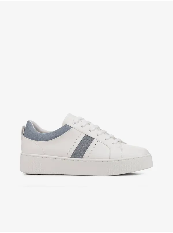 GEOX Blue-white women's platform sneakers Geox - Women's