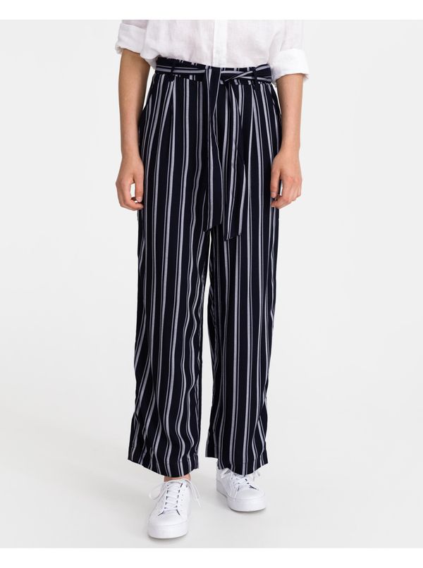 Tom Tailor Blue Women Striped Pants Tom Tailor - Women