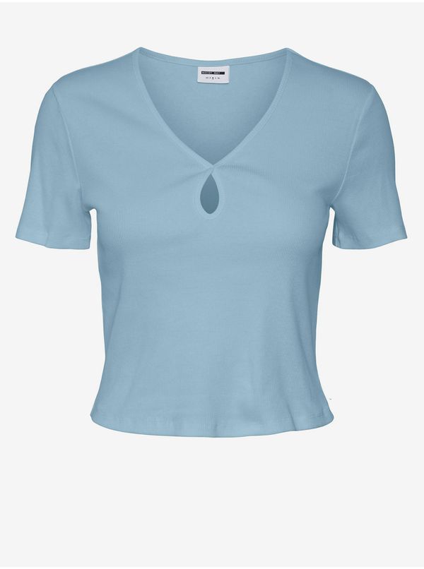 Noisy May Blue Womens Basic T-Shirt Noisy May Maya - Women
