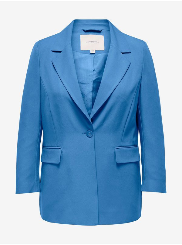 Only Blue women's blazer ONLY CARMAKOMA Thea - Women's