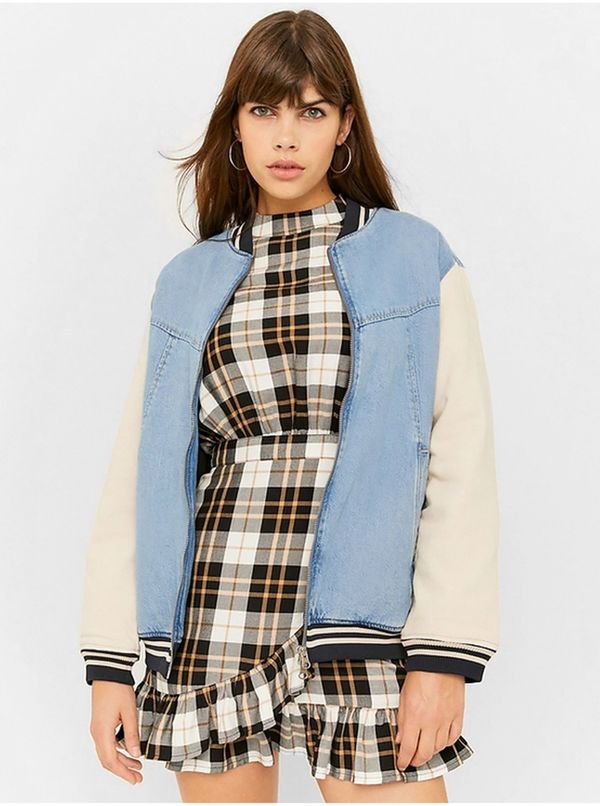 TALLY WEiJL Blue women's denim bomber jacket TALLY WEiJL - Women