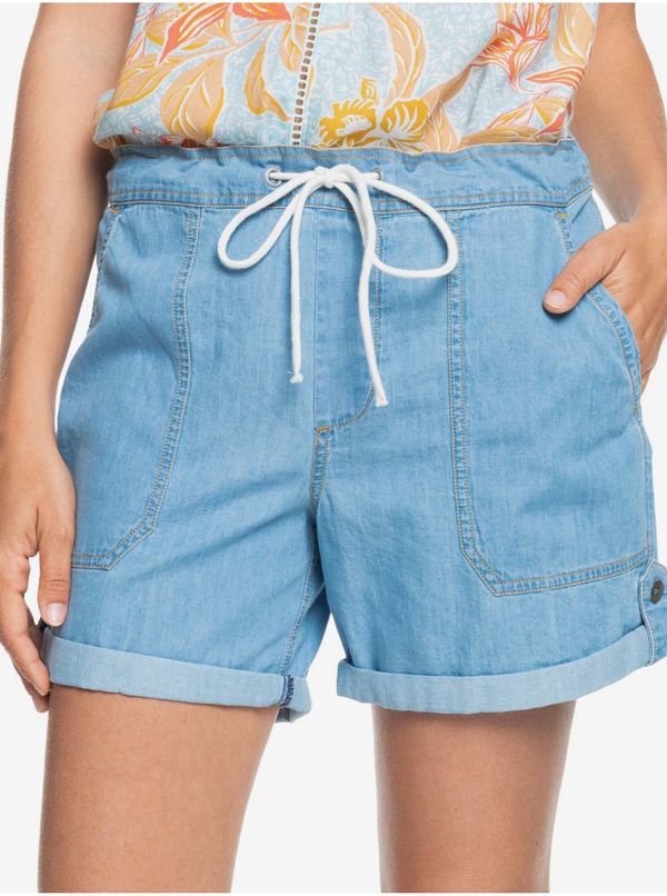 Roxy Blue Women's Denim Shorts Roxy Milady Beach - Women