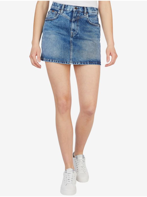 Pepe Jeans Blue Women's Denim Skirt Pepe Jeans Rachel - Ladies