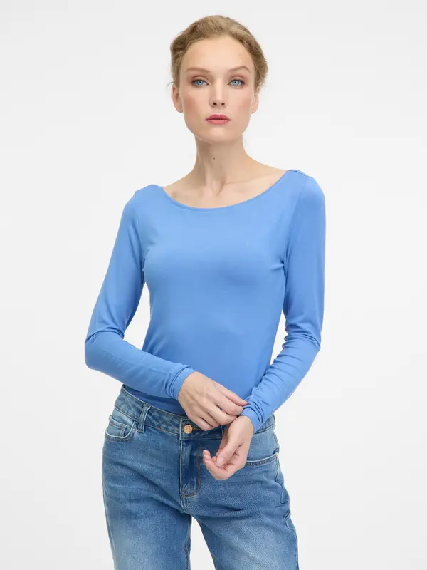 Orsay Blue Women's Long Sleeve T-Shirt ORSAY - Women's