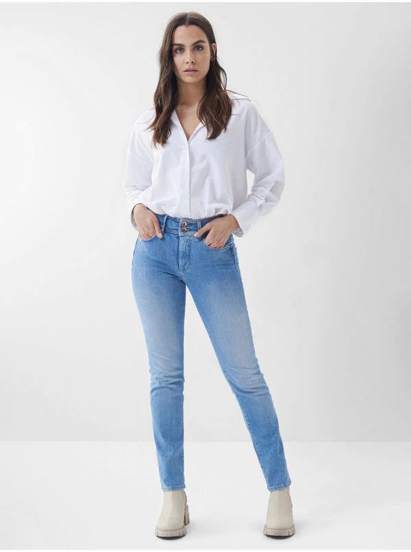 Salsa Jeans Blue women's slim fit jeans with a faded effect Salsa Jeans - Ladies