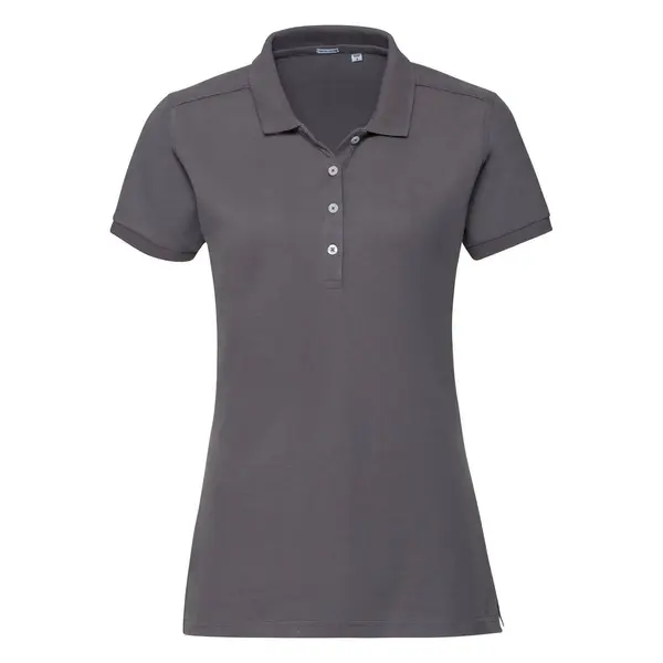 RUSSELL Blue Women's Stretch Polo Russell