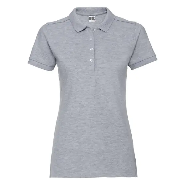 RUSSELL Blue Women's Stretch Polo Russell