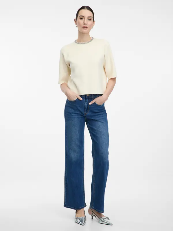 Orsay Blue Women's Wide Leg Jeans ORSAY - Women's