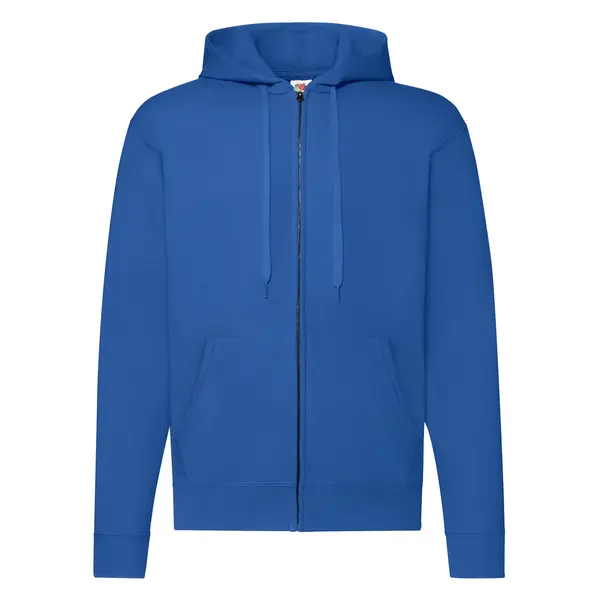 Fruit of the Loom Blue Zippered Hoodie Classic Fruit of the Loom