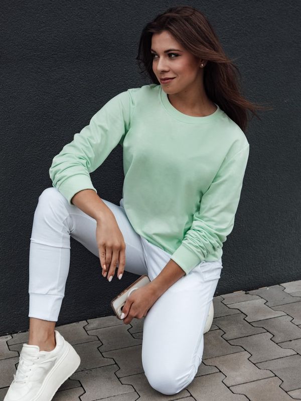 DStreet Bluza damska GLAMFLAIR jasnozielona Dstreet