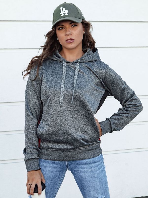 DStreet Bluza damska sportowa GIM ciemnoszara Dstreet