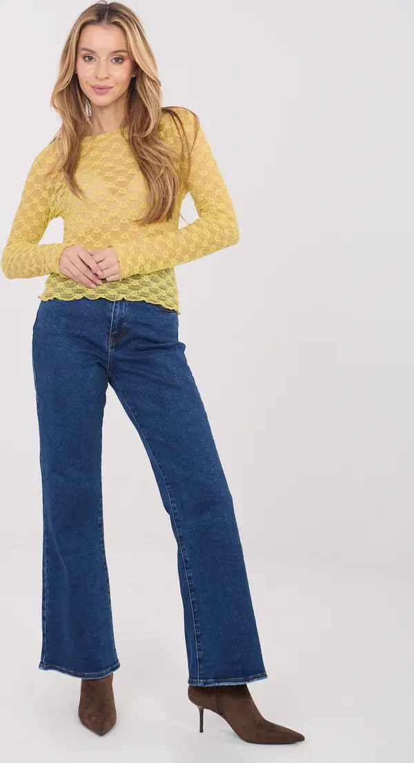 Factory Price Блуза с дълъг ръкав в цвят лайм