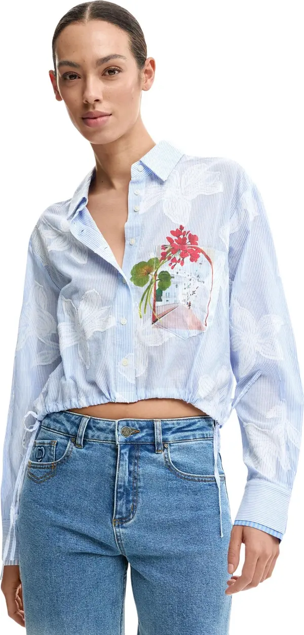 DESIGUAL Блуза с флорален принт Desigual