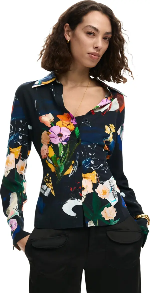 DESIGUAL Блуза с шарки Desigual