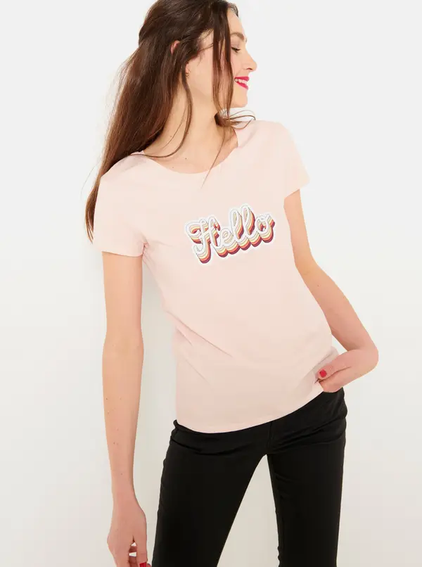 CAMAIEU Body T-shirt with camaieu - Women