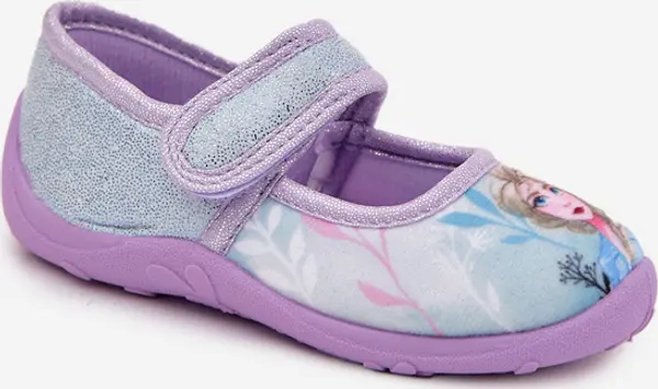 Boto Boto Балеринки Детски Домашни Обувки С катарама Замръзналото кралство Сини Olivessa