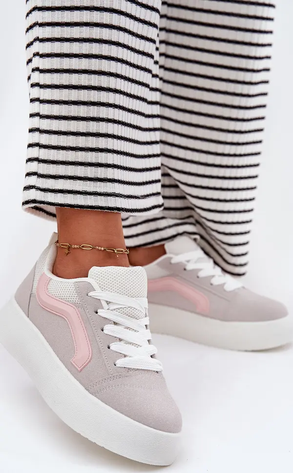 Boto Boto Дамски Кецове На Платформа Сиви Tellnira