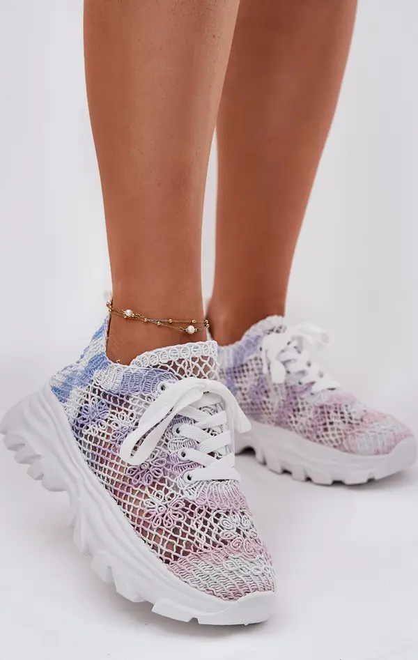 Boto Boto Дамски Кецове С Плетена Горна Част Мултиколор Jelhiris