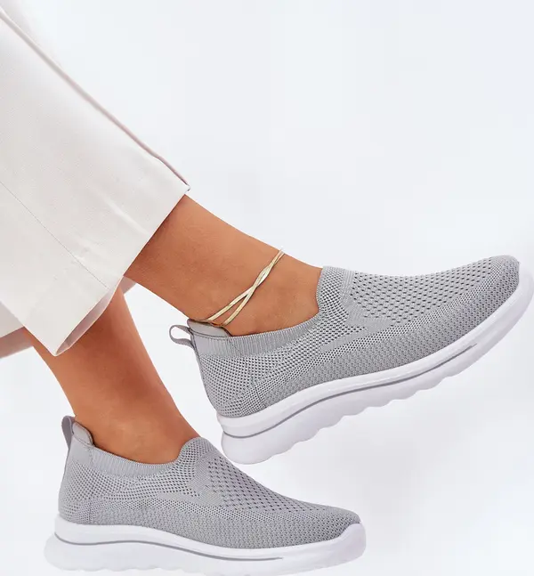 EVENTO Boto Дамски Материални Маратонки Сиви Adiora