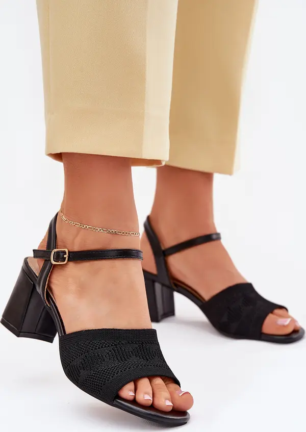 Boto Boto Дамски Сандали На Ток Черен Sarena