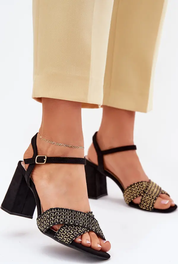 Boto Boto Дамски сандали на ток черни Almera