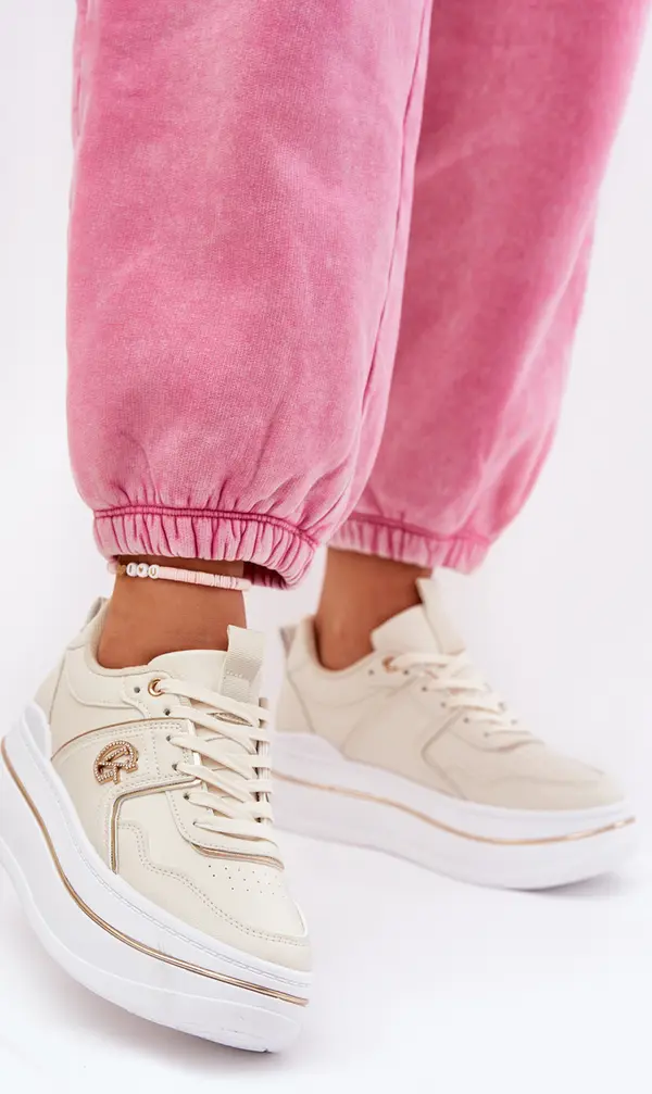 Boto Boto Дамски Спортни Обувки На Платформа Бежови Caldeno