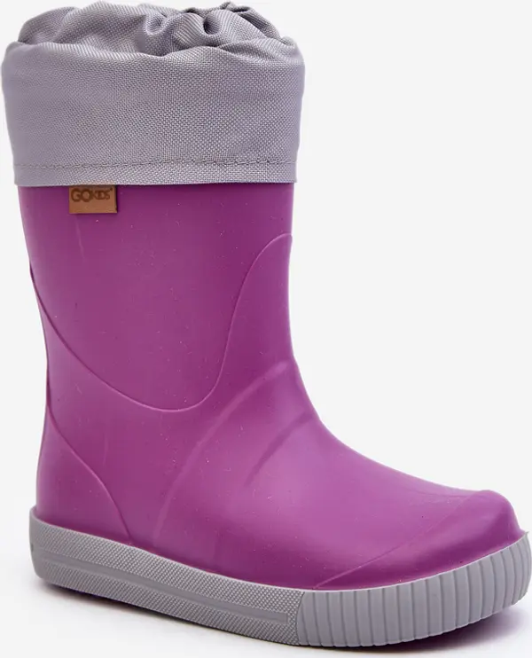 Boto Boto Детски джапанки с подплата Snow Wave Gokids 981 Лилаво